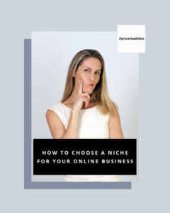 How to choose a niche for your online business