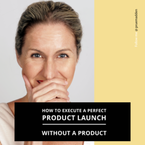 Product launch without product